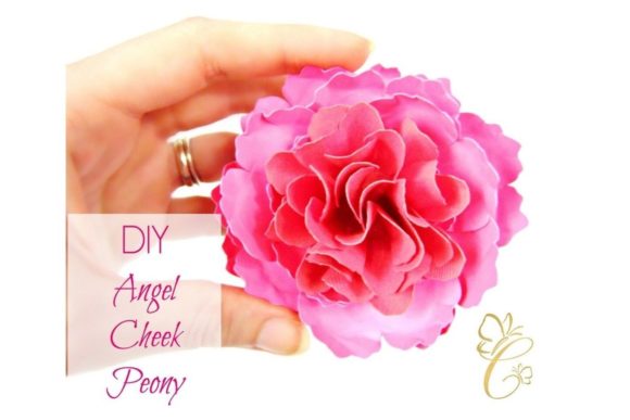 Angel Cheek Peony 3D SVG for Paper Flowers