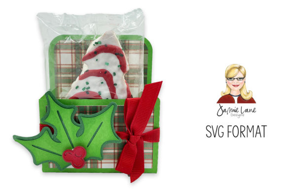 Holly Treat Box: A 3D SVG for Christmas Branding