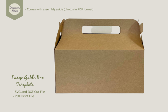 Large Gable Box Template: 3D SVG Shapes Review