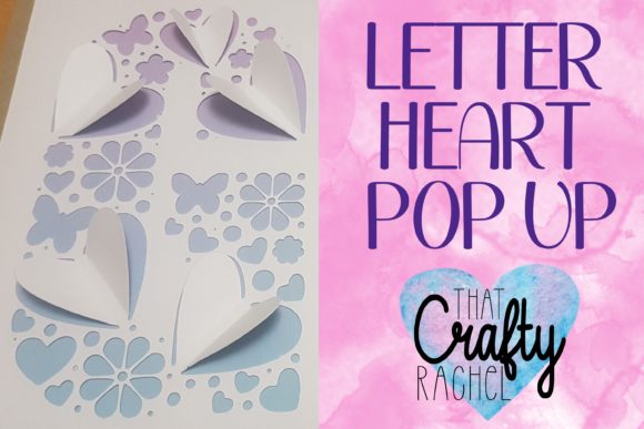 Letter G Pop Up Heart Template: 3D SVG Shapes Review