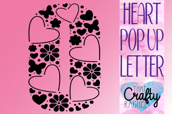 Letter O Pop Up Heart Template: 3D SVG Shapes Review