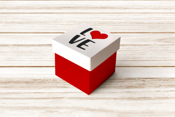 Love Cube Box 3D SVG: Shapes for Brand Campaigns