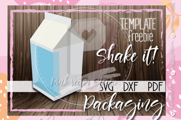 Milk Box 3D SVG: Cute Shapes for Handmade Crafts