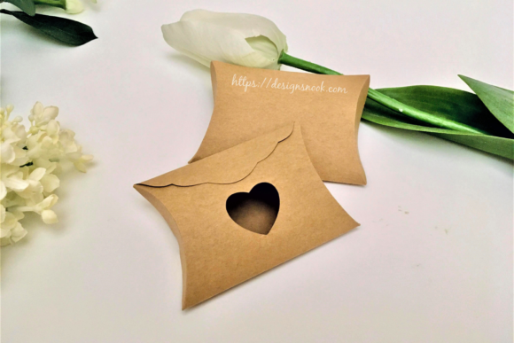 Pillow Box Templates: 3D SVG for Gift Boxes