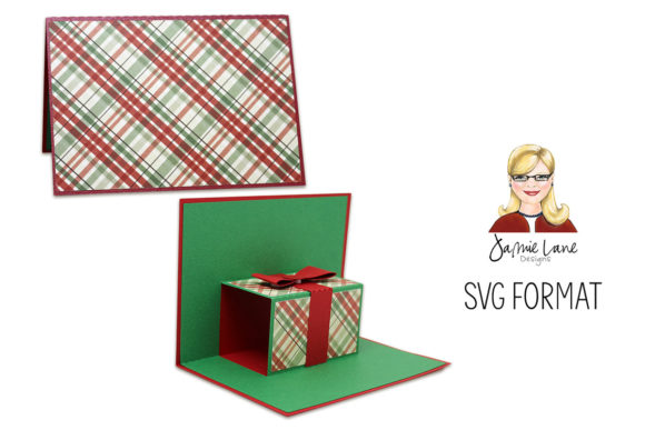 Pop-Up Present Card: 3D SVG for Christmas Content