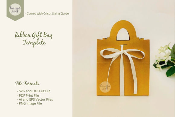 Ribbon Gift Bag Template: 3D SVG Shapes Review