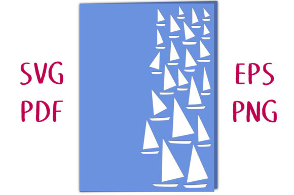 Sailing Boat Lace Edged Card: 3D SVG Shapes Review