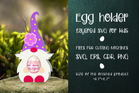 Spring Gnome 3D SVG: Shapes for Local Branding