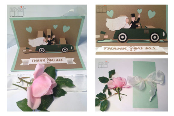 Wedding Pop Up 3D SVG for Cards And Invites
